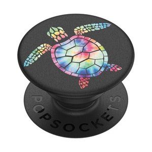PopSockets Psychedelic Turtle Honu Phone Grip & Stand with Swappable Top PopGrip